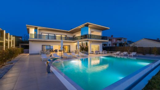 Luxury villa Nimai Star with pool and sea view in Istria
